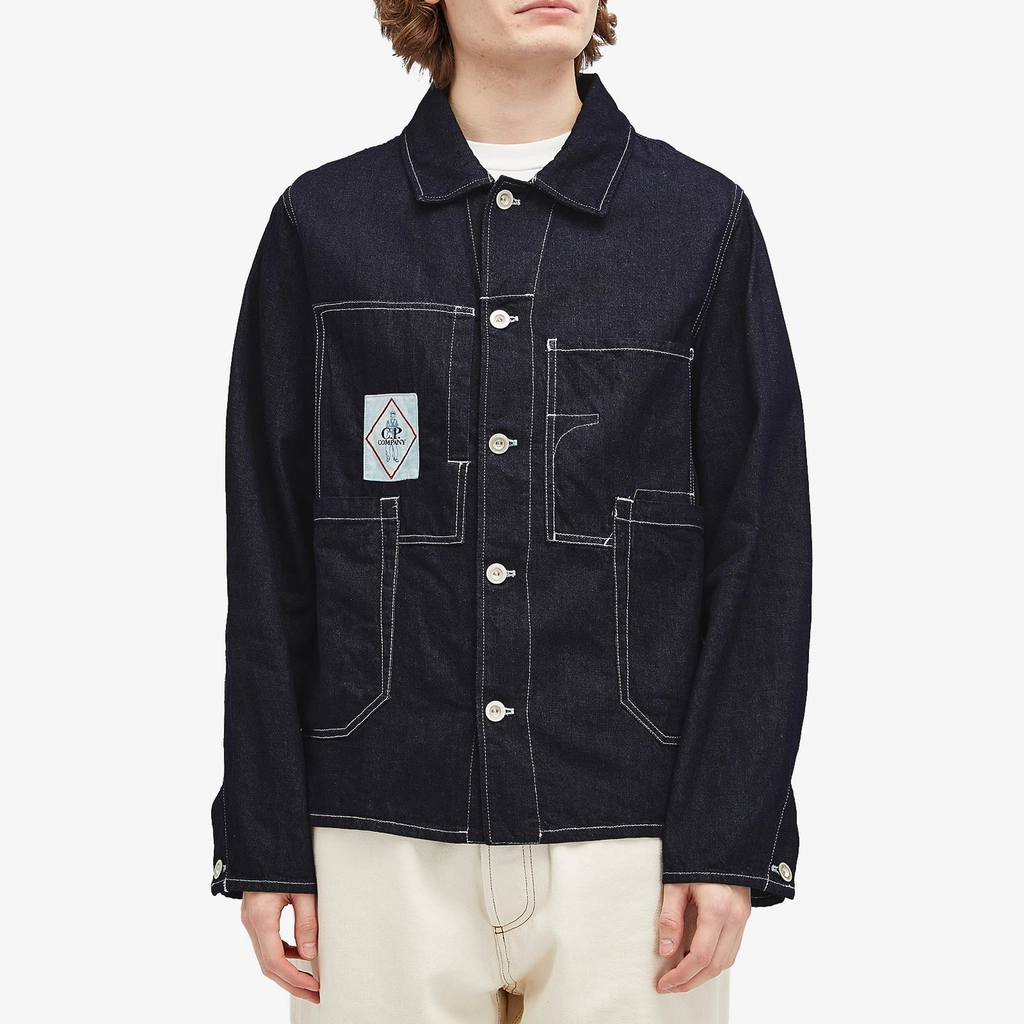 CP Company Men's 3/1 Denim Chore Jacket